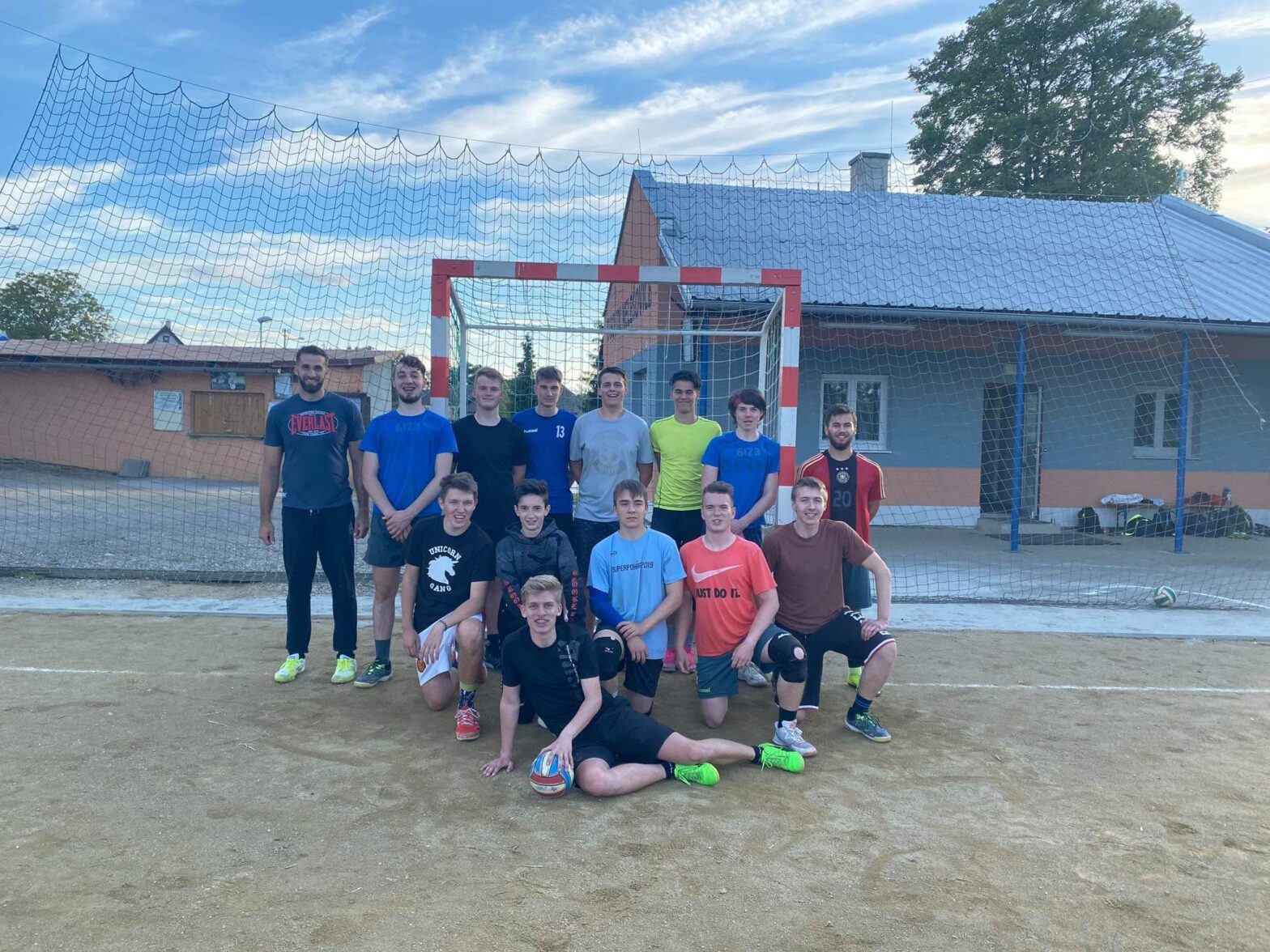 Trénink dorostenců v Nelešovicích.